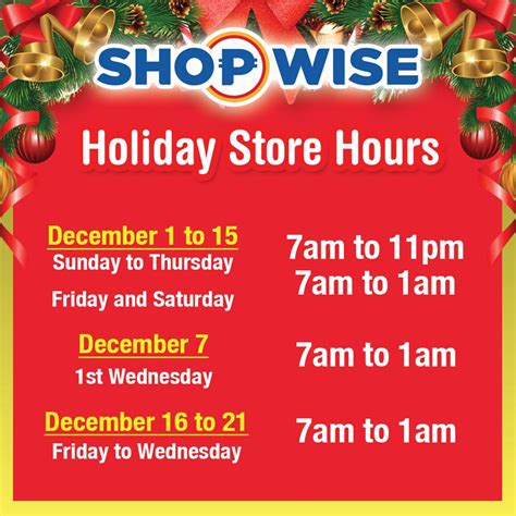 shopwise store hours|Shop .